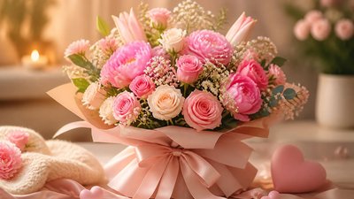 Открытка для мамы на день рождения с любовью
